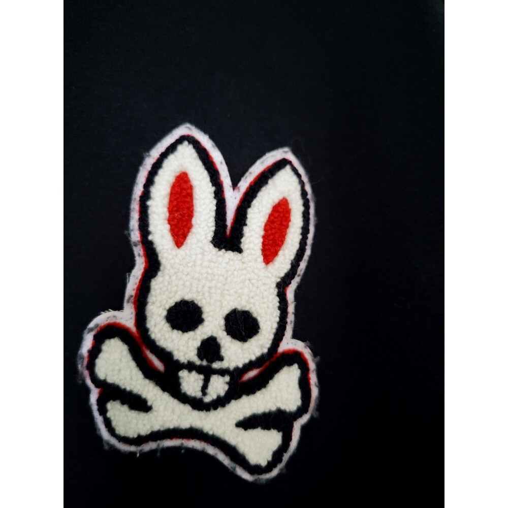 Men's Psycho Bunny Cotton Pullover Crewneck Sweater Sz 4XL Big & Tall Navy Blue - Picture 7 of 9